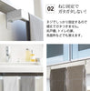 キッチンタオルハンガーバー ワイド ホワイト プレート.|s3